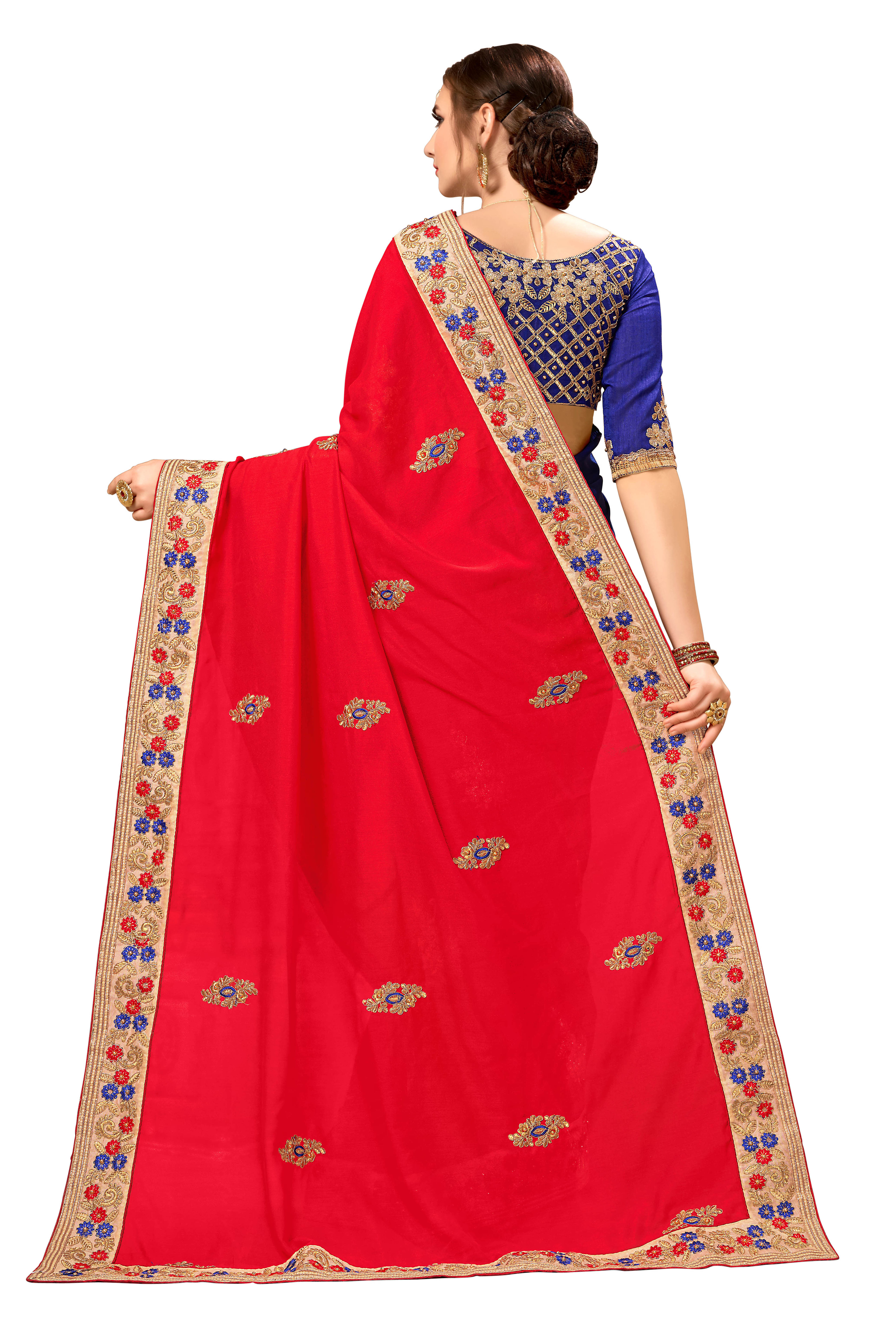 Red Silk Saree