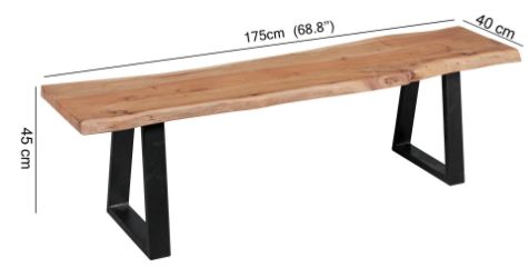 American Style Wooden Dining Table Iron Mix Criston