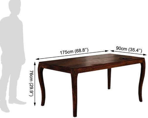 American Style Solid Wood Dining Table Set Swirler