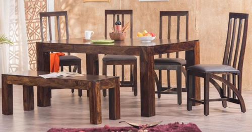 Durable Wooden Dining Table Set Majesty