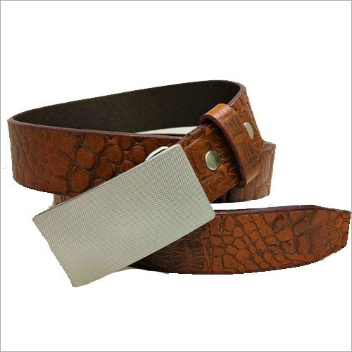 Leather Brown Alligator Belts