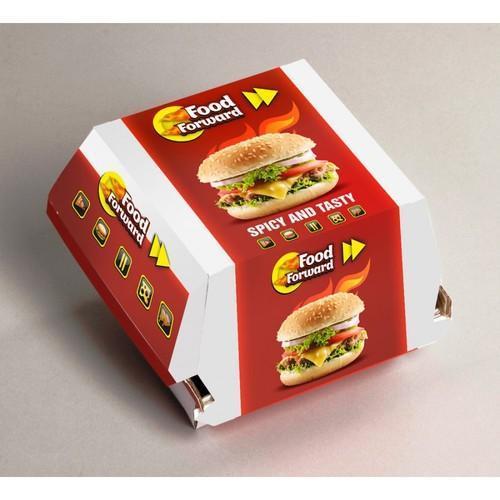 Burger Box - Paper, All Sizes Available, White Color, Square Shape, Food Packaging Solution For Burgers And Other Culinary Delights