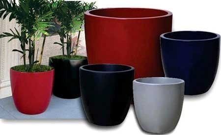 Fiberglass Planter - Durable Lightweight Design | Self-watering Feature, Versatile For Restaurants, Malls, Hotels, Parks, Hospitals, Available In White, Black, Red, Yellow