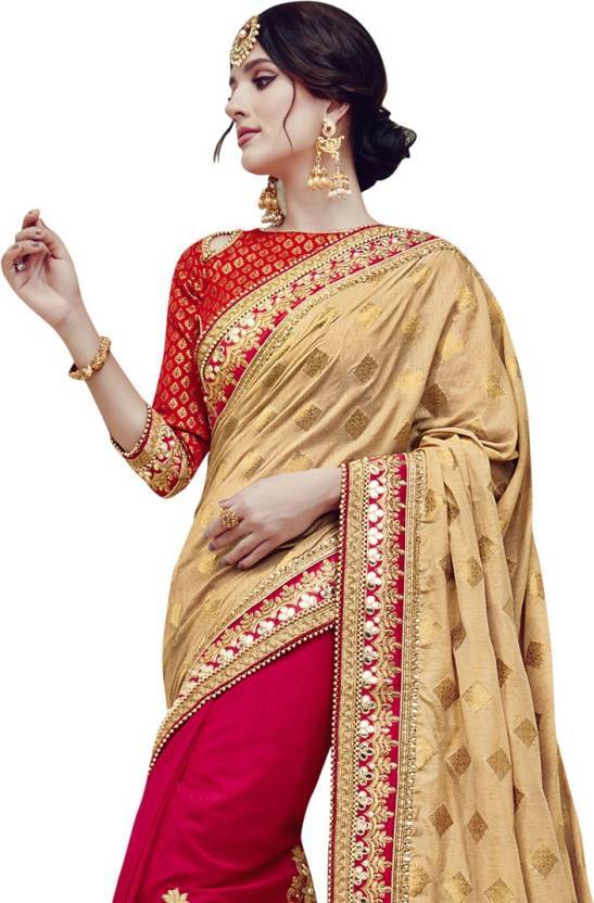 Pink Silk Saree
