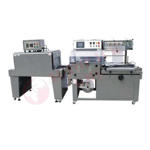Automatic L Sealer With Shrink Tunnel - Stainless Steel, 500 x 450 mm Chamber Size, Up to 14 Packs/Min, 380 V, 10 kW Power, White Color, 3 Months Warranty