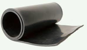 Synthetic Rubber Sheet - Various Thickness, Width, Length | Black, High Chemical And Temperature Resistance, Versatile Applications