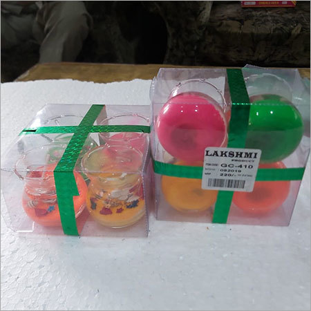 लघु जेल चश्मा मोमबत्ती