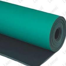 Anti-static Rubber Mat - 105 Ohm Conductive Value, Various Sizes In Green Color | Non-slip, Hygienic, Easy-to-clean Flooring Solution For Electronics And Cleanrooms