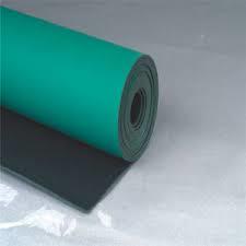 Anti-static Rubber Mat - 105 Ohm Conductive Value, Various Sizes In Green Color | Non-slip, Hygienic, Easy-to-clean Flooring Solution For Electronics And Cleanrooms