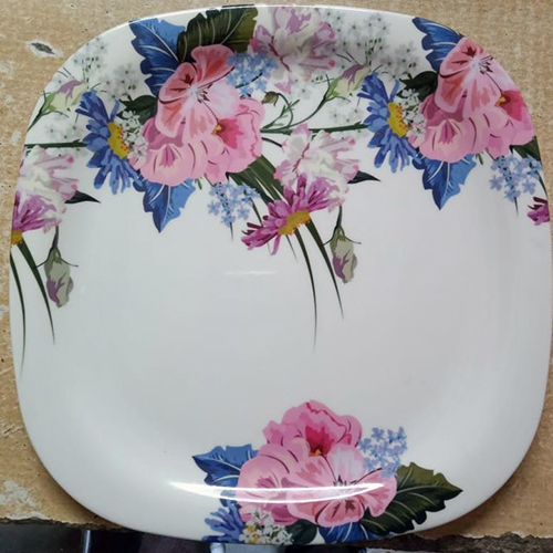 Dinner set flora printing
