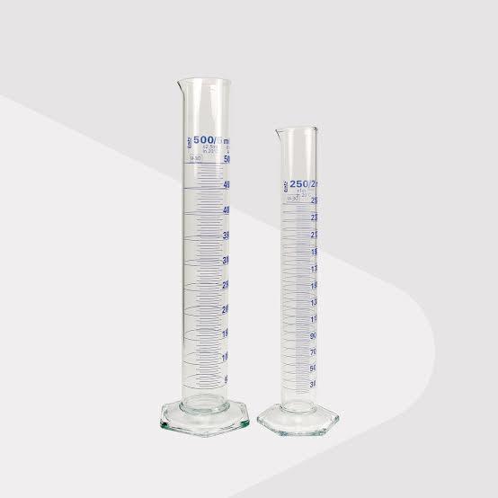 Measuring Cylinder "B" With Pour-out & Round Glass Base 1000ml