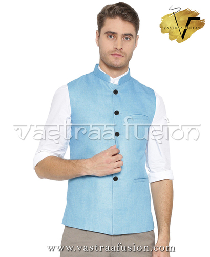 NEHRU MODI JACKET - Cotton Blend, Size 36-50 inches, Multi Colors | Regular Fit, Sleeveless, 3 Pockets, Washable, All Season