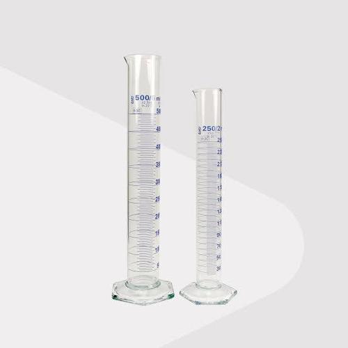 MEASURING CYLINDER "B" WITH POUR-OUT & ROUND GLASS BASE 2000ML