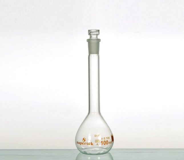 Plastic Flask Volumetric "B" With One Mark, With Interchangeable Glass Stopper 1000ml