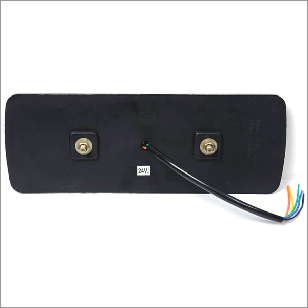 4 Chamber Led Tail Light - Plastic Body, 12-24 Voltage | Durable Design With 4 Distinct Led Chambers For Enhanced Visibility