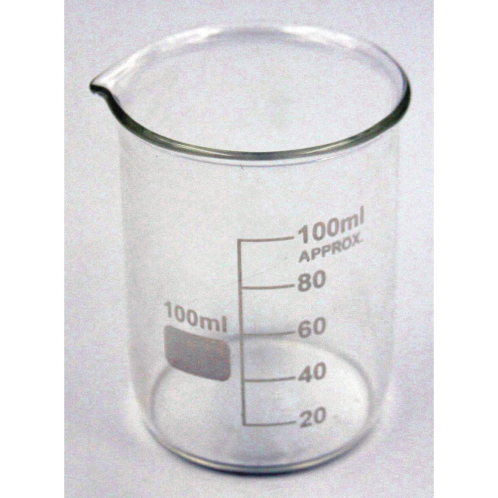 Beaker, Low Form, With Spout "A" 250ml - Borosilicate Glass, 70x99mm Dimensions, 250ml Capacity | Suitable For Dissolution, Crystallization, And Holding Corrosive Substances