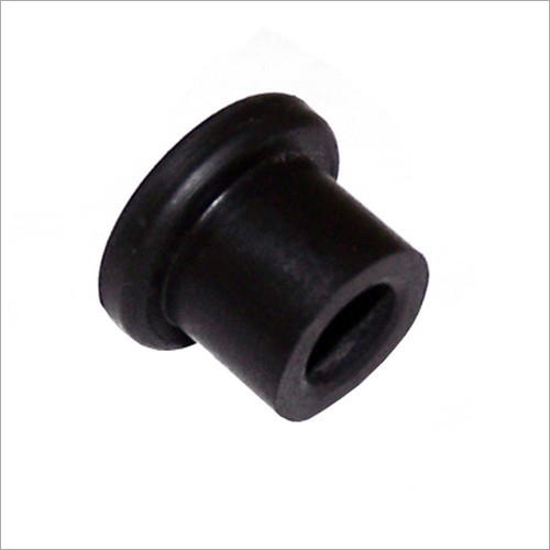 Round Rubber Bush - Premium Grade Rubber, Customized Length, 1000 to 100000 mm Thickness | Black, Vibration Control, Durable, Maintenance-Free