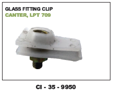 Glass Fitting Clip Canter Lpt 709 - Durable Metal Construction | Vehicle Type: 4 Wheeler, Warranty Included, Ideal for Secure Glass Fitting