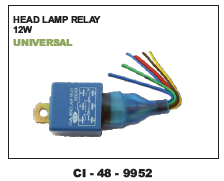 Head Lamp Relay - 12W Universal | Ideal for 4-Wheeler Vehicles, Includes Warranty