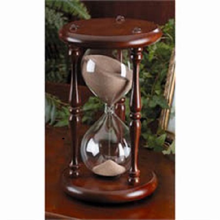Wood & Glass Wooden Sand Timer