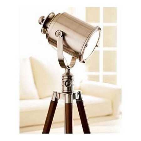 Multi-color & Wood Usew Floor Lamp