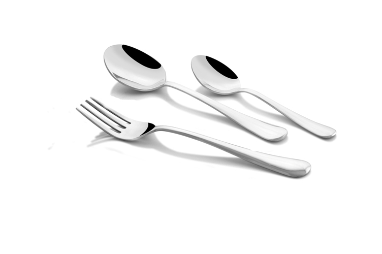 Silver Shapes Opera Spoons And Fork 18 Pcs