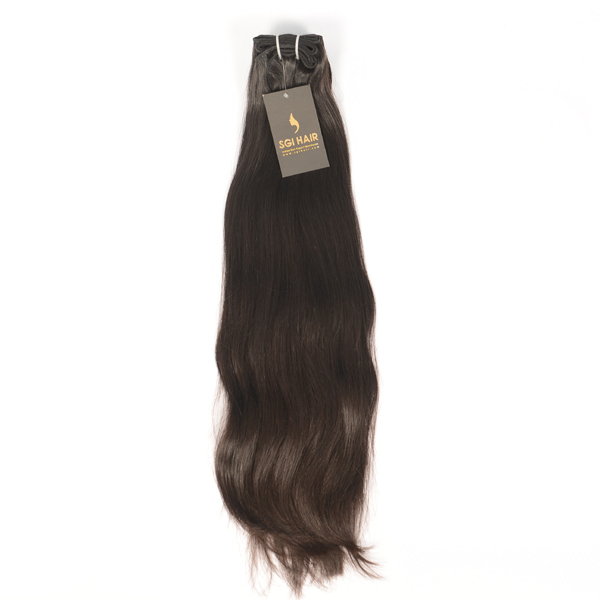 Indian Raw Unprocessed Machine Weft Straight Hair India Trader
