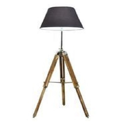 White & Brown Tripod Lamp Nautical