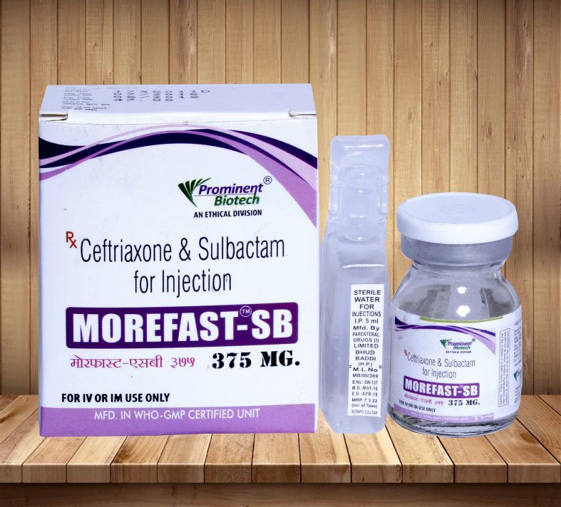 Ceftriaxone 250 Mg & Sulbactam 125 Mg - Injection Powder | Anti-bacterial For Genito-urinary, Gyne, Intra-abdominal, Skin, Bone & Joint Infections
