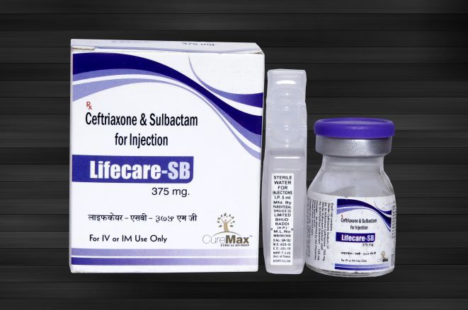 Ceftriaxone 250 Mg & Sulbactam 125 Mg - Injection Powder | Anti-bacterial For Genito-urinary, Gyne, Intra-abdominal, Skin, Bone & Joint Infections