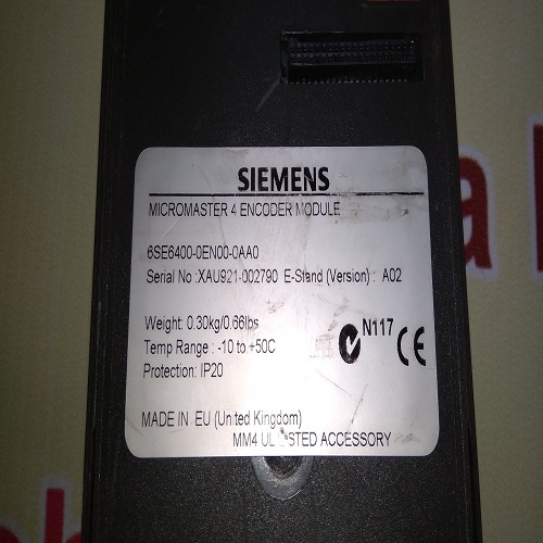 Siemens Drive Module 6se6400-0en00-0aa0