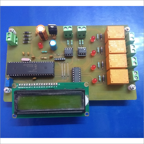 Power Factor Meter - PCB Material, 100mm x 150mm Dimensions | 12-24V DC Operation, LCD Display, 4 Relays, Voltage and Current Input