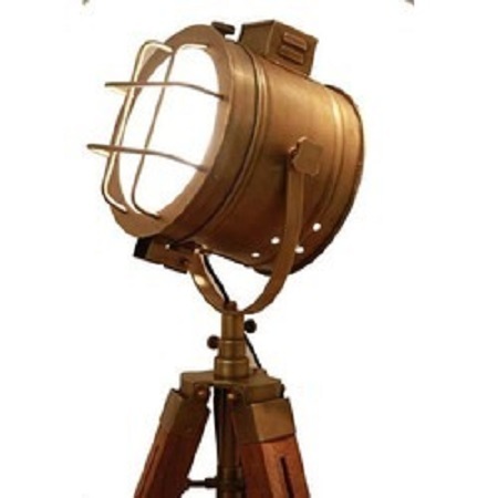 Chrome Tripod With Spot Lights