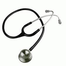 Delux Stethoscope Color Code: Black/grey
