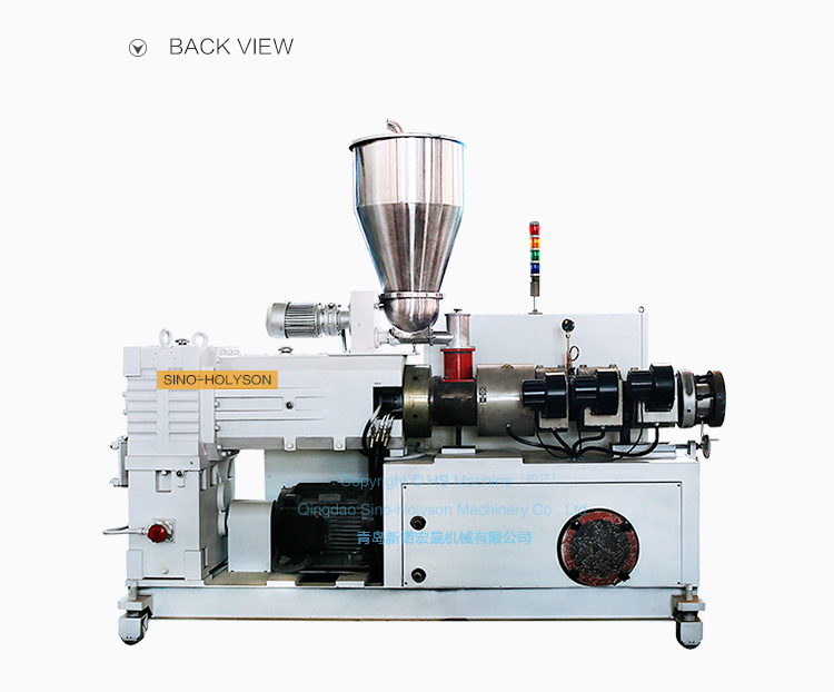White + Light Grey Hsjz-65/132 Pvc Pipe Making Machine