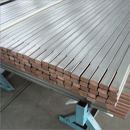 Titanium Clad Copper Bar - Dimensions as Required, Silver Finish | High Yield Strength 135 Mpa, Exceptional Corrosion Resistance, Energy Efficient Design