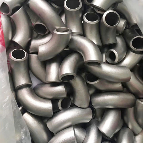 Seamless Titanium Elbow - 180 Degree, DN18-DN200 Standard | Silver Finish, Cold Drawn Technique, Grade Gr1 Gr2, Wall Thickness 0.9mm to 2.0mm
