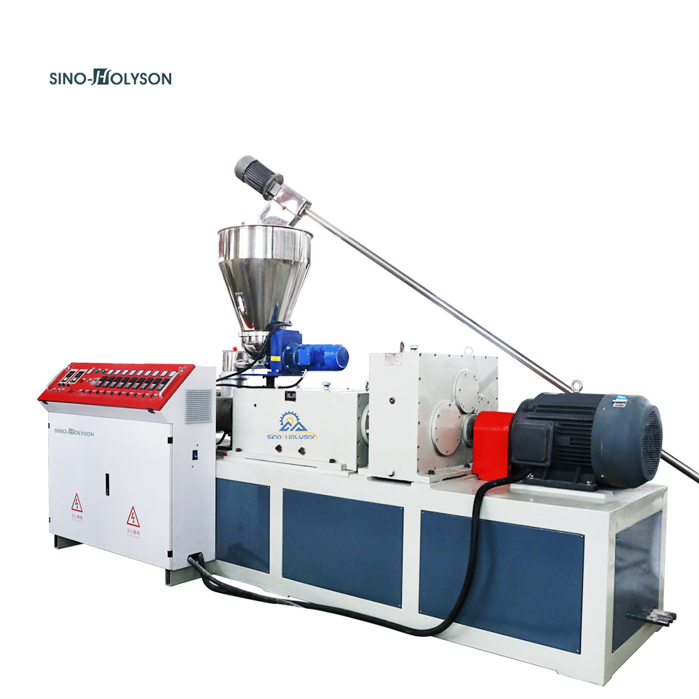 Pvc Conical Twin Screw Extruder - 65/132 Mm Screw Diameter, 200-250 Kg/h Output | High-accuracy, Automatic Operation, Ce & Iso Certified