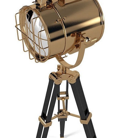 Teak Wood Tripod With Spot Light
