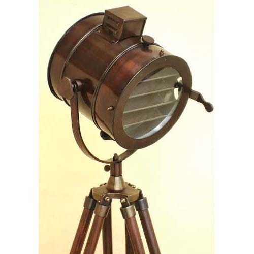 Teak Wood Tripod With Spot Light