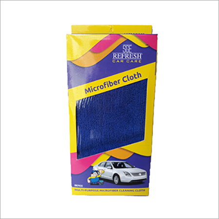 Microfiber Cloth - 16x16 Inches | Blue, 400 GSM, Machine Washable, Individual Pack