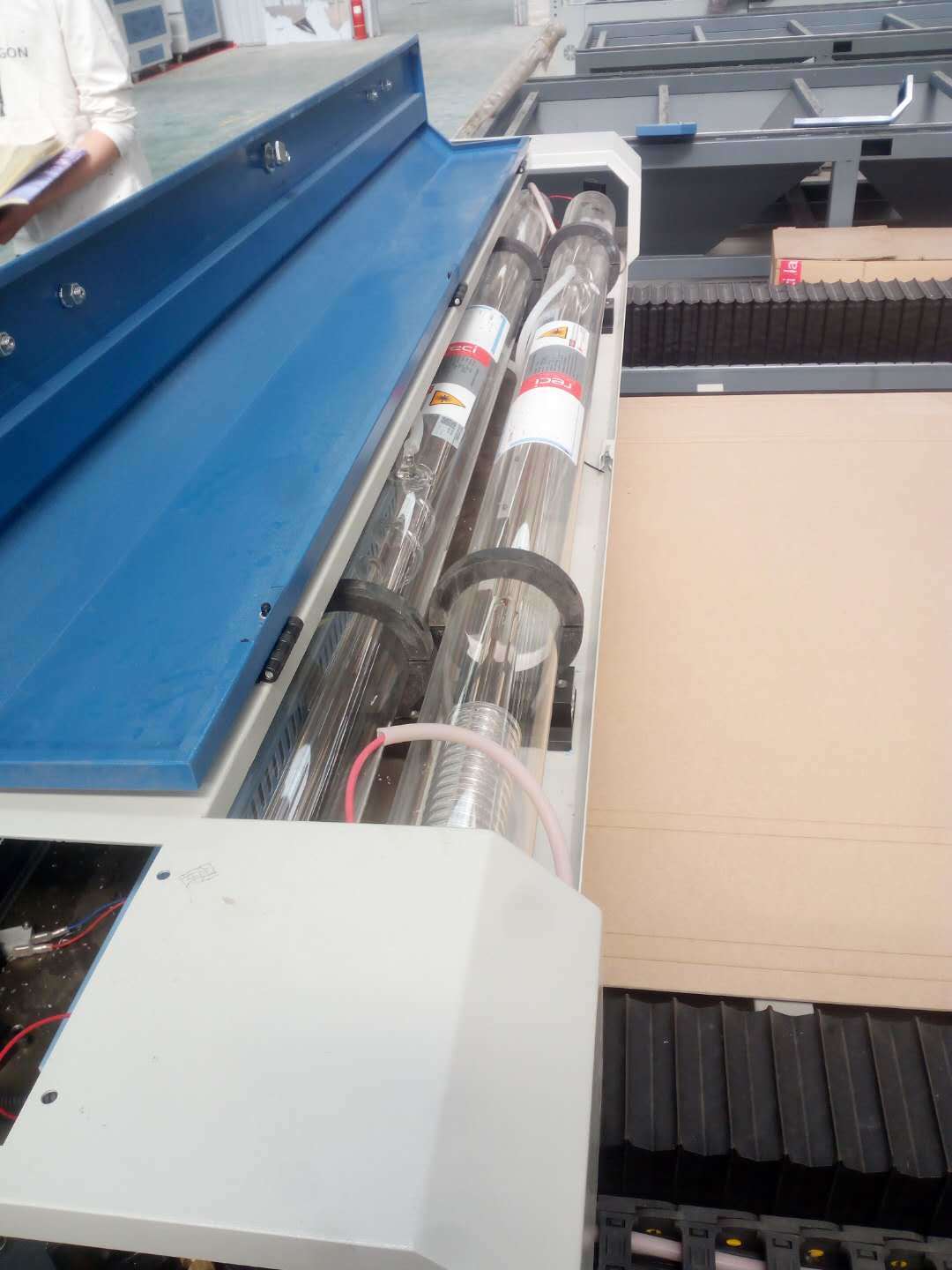 Blue 36000 Mm/min Cutting Speed Co2 Laser Cutting Machine