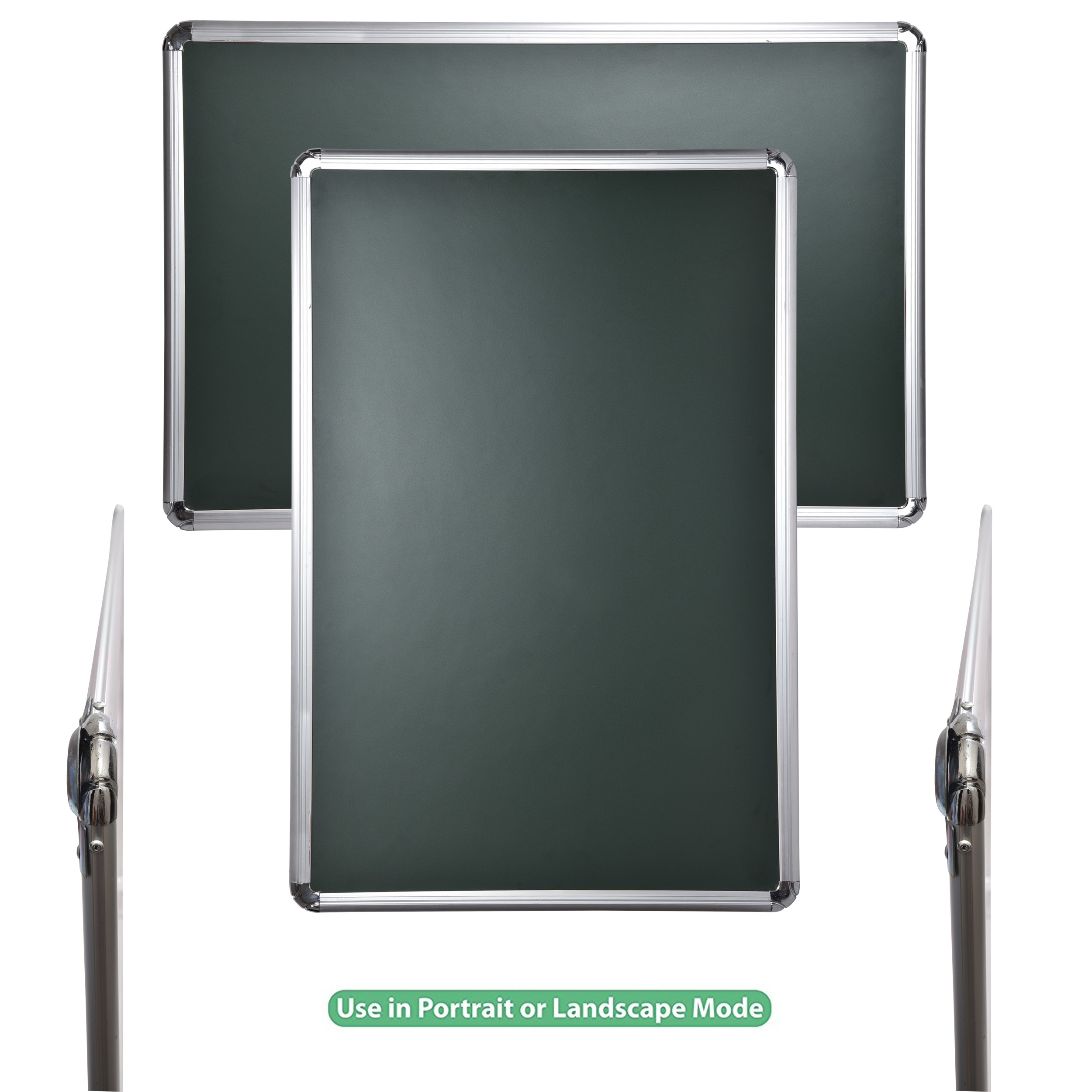 Ceramic Whiteboard - 4' X 3' Durable Aluminium Frame, Rectangular Design For Office And School Use, Green Color, High Surface Hardness & Abrasion Resistance, Easy To Erase