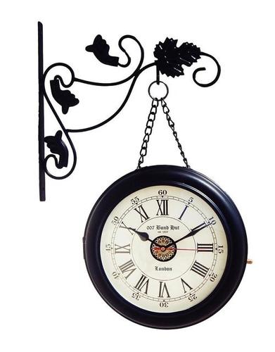 Black Antique Fancy Wall Clock