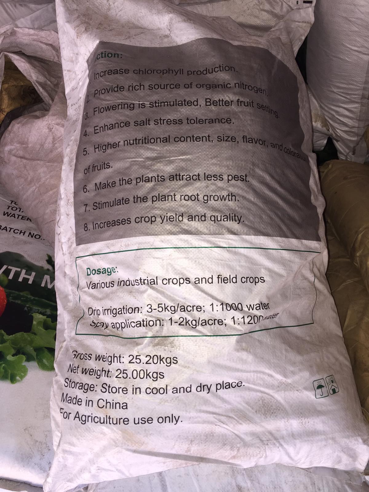 Lengrow Make Amino Acid 80% Soya - Application: Organic Fertilizer