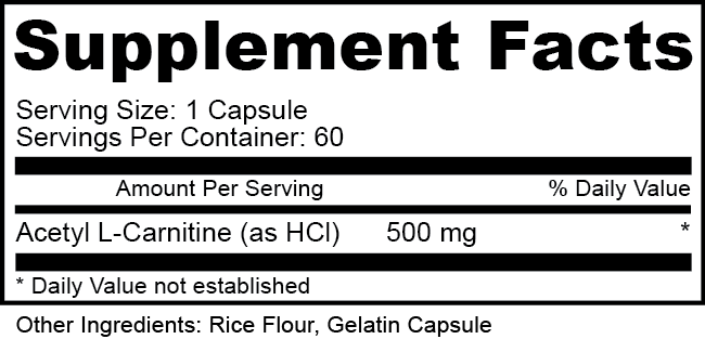Lcarnitine L Tartrate Capsule