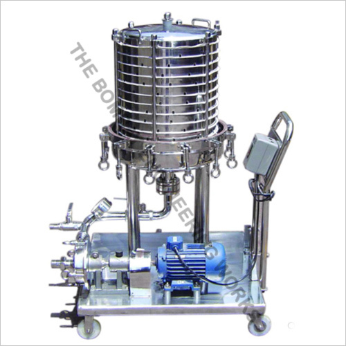 Sparkler Type Filter Press - Stainless Steel, Compact Design , Efficient Liquid Separation