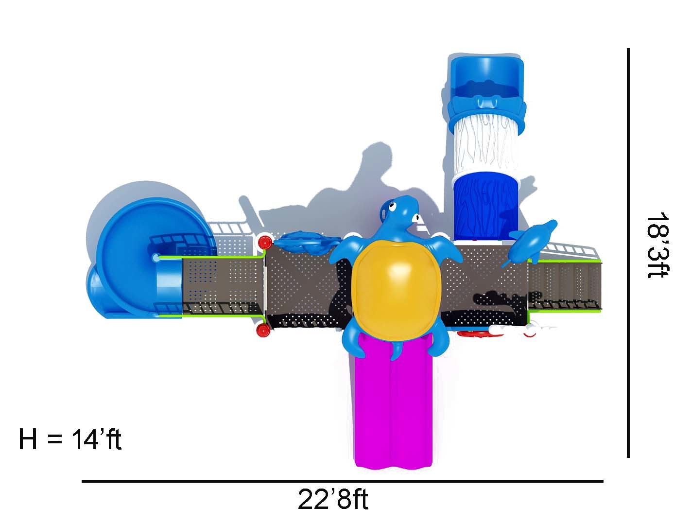 Kids Multiplay Station - Outdoor Play Area For 3-4 Children | Fun And Engaging Multiplay Equipment