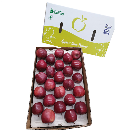Delicious Red Apple - 3x6 Inch Whole, Sweet Red Round Fruit | Ideal for Fresh Salads, Garnishes, and Edible Decoration