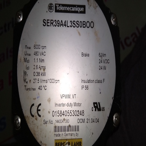 Telemecanique Servo Motors Ser39a4l3ss0b00